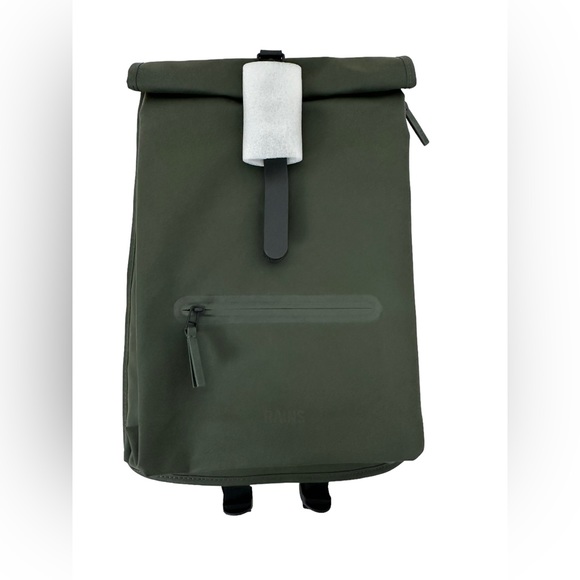 Rains | Bags | Rains Rolltop Rucksack Backpack Water Proof Army Green ...